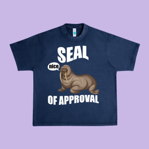 Seal Nice Of Approval Urban Heavy Tee Designed By Bettercallsaul