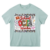 Arona School Social Worker Heavy Core Tee - CowhideDigitalArt