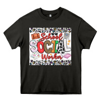 Asphalt School Social Worker Heavy Core Tee - CowhideDigitalArt