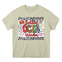 Mossy School Social Worker Heavy Core Tee - CowhideDigitalArt