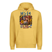 Let's Get Lit 4th Of July Cow Premium Hoodie | Teevron