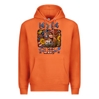 Carrot let's get lit 4th of july cow Premium Hoodie - LillyAllenDesigns