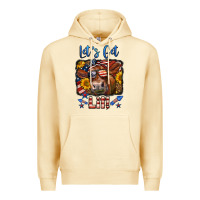 Pina Colada let's get lit 4th of july cow Premium Hoodie - LillyAllenDesigns