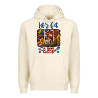 Tofu let's get lit 4th of july cow Premium Hoodie - LillyAllenDesigns