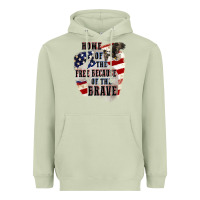 Home Of The Free Because Of The Brave 4th Of July Heavyweight Hoodie | Teevron