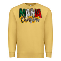 Antique Gold mama chingona Premium Sweatshirt - RacoonDesign