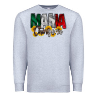 Heather Grey mama chingona Premium Sweatshirt - RacoonDesign
