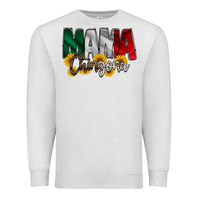 Mama Chingona Premium Sweatshirt by RacoonDesign | Teevron