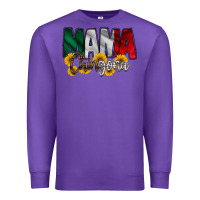 Purple mama chingona Premium Sweatshirt - RacoonDesign