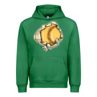 Emerald softball Urban Hoodie - MaliasSmallBusiness