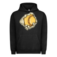 Pigment Black softball Urban Hoodie - MaliasSmallBusiness