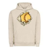 Pigment French Oak softball Urban Hoodie - MaliasSmallBusiness