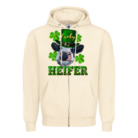 Sandshell Lucky heifer Zipper Hoodie - RanaPortraitStore