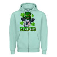 Lucky Heifer Zipper Hoodie | Teevron