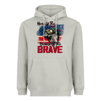 Moon Dust Home of the free because of the brave 4th of july Heavyweight Hoodie - CowGirlArtShop