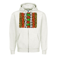 Oatmeal Heather basketball brush strokes Zipper Hoodie - texasbilliewilder