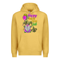 Antique Gold happy mardi gras y'all Premium Hoodie - BarkalooDesign