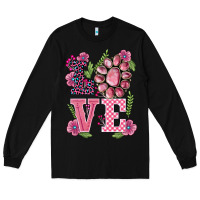 Black walentine's day love gemstones Long Sleeve Tee - BarkalooDesign