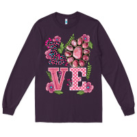 Plum walentine's day love gemstones Long Sleeve Tee - BarkalooDesign