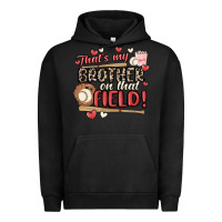 Pigment Black that's my brother on that field  baseball Urban Hoodie - MaliasSmallBusiness
