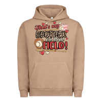 Pigment Burro that's my brother on that field  baseball Urban Hoodie - MaliasSmallBusiness