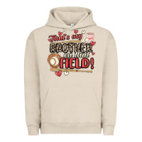 Pigment French Oak that's my brother on that field  baseball Urban Hoodie - MaliasSmallBusiness