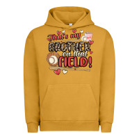 Pigment Peanut Butter that's my brother on that field  baseball Urban Hoodie - MaliasSmallBusiness