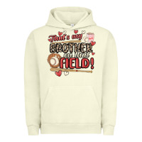 Pigment Pistachio that's my brother on that field  baseball Urban Hoodie - MaliasSmallBusiness