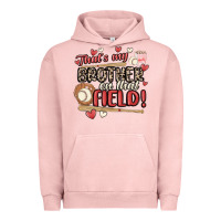 Pigment Salmon that's my brother on that field  baseball Urban Hoodie - MaliasSmallBusiness