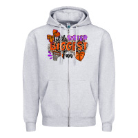 Heather Grey little sister biggest fan basketball Zipper Hoodie - Zillion Design Studio