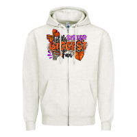 Little Sister Biggest Fan Basketball Zipper Hoodie | Teevron