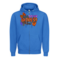 True Royal little sister biggest fan basketball Zipper Hoodie - Zillion Design Studio