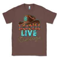 Chestnut long live cowboys Classic Tee - texasbilliewilder