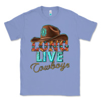 Colony Blue long live cowboys Classic Tee - texasbilliewilder