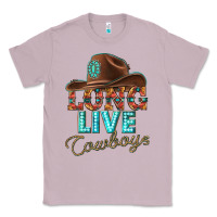 Lilac long live cowboys Classic Tee - texasbilliewilder