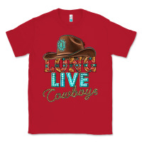 Red long live cowboys Classic Tee - texasbilliewilder