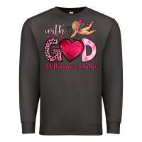 Smoke with god all things are possible Premium Sweatshirt - OliviaCreatesArt