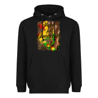 Black steppin'  into juneteenth Heavyweight Hoodie - HRA Design Shop