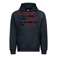 Navy grandchildren fill a space in your heart Urban Hoodie - MaliasSmallBusiness