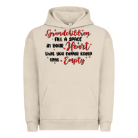 Pigment French Oak grandchildren fill a space in your heart Urban Hoodie - MaliasSmallBusiness