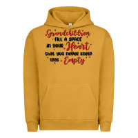 Pigment Peanut Butter grandchildren fill a space in your heart Urban Hoodie - MaliasSmallBusiness