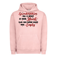Pigment Salmon grandchildren fill a space in your heart Urban Hoodie - MaliasSmallBusiness