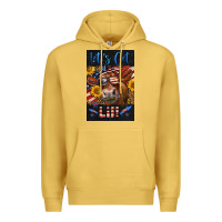 Antique Gold Western Let's Get Lit Cow Premium Hoodie - LillyAllenDesigns
