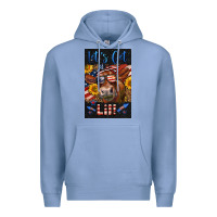 Colony Blue Western Let's Get Lit Cow Premium Hoodie - LillyAllenDesigns