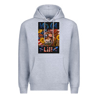 Heather Grey Western Let's Get Lit Cow Premium Hoodie - LillyAllenDesigns