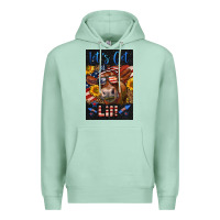 Seafoam Western Let's Get Lit Cow Premium Hoodie - LillyAllenDesigns