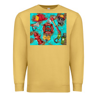 Antique Gold firefighter elementary Premium Sweatshirt - HRA Design Shop
