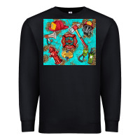 Black firefighter elementary Premium Sweatshirt - HRA Design Shop