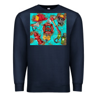 Navy firefighter elementary Premium Sweatshirt - HRA Design Shop