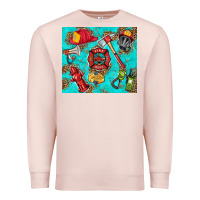 Pale Pink firefighter elementary Premium Sweatshirt - HRA Design Shop